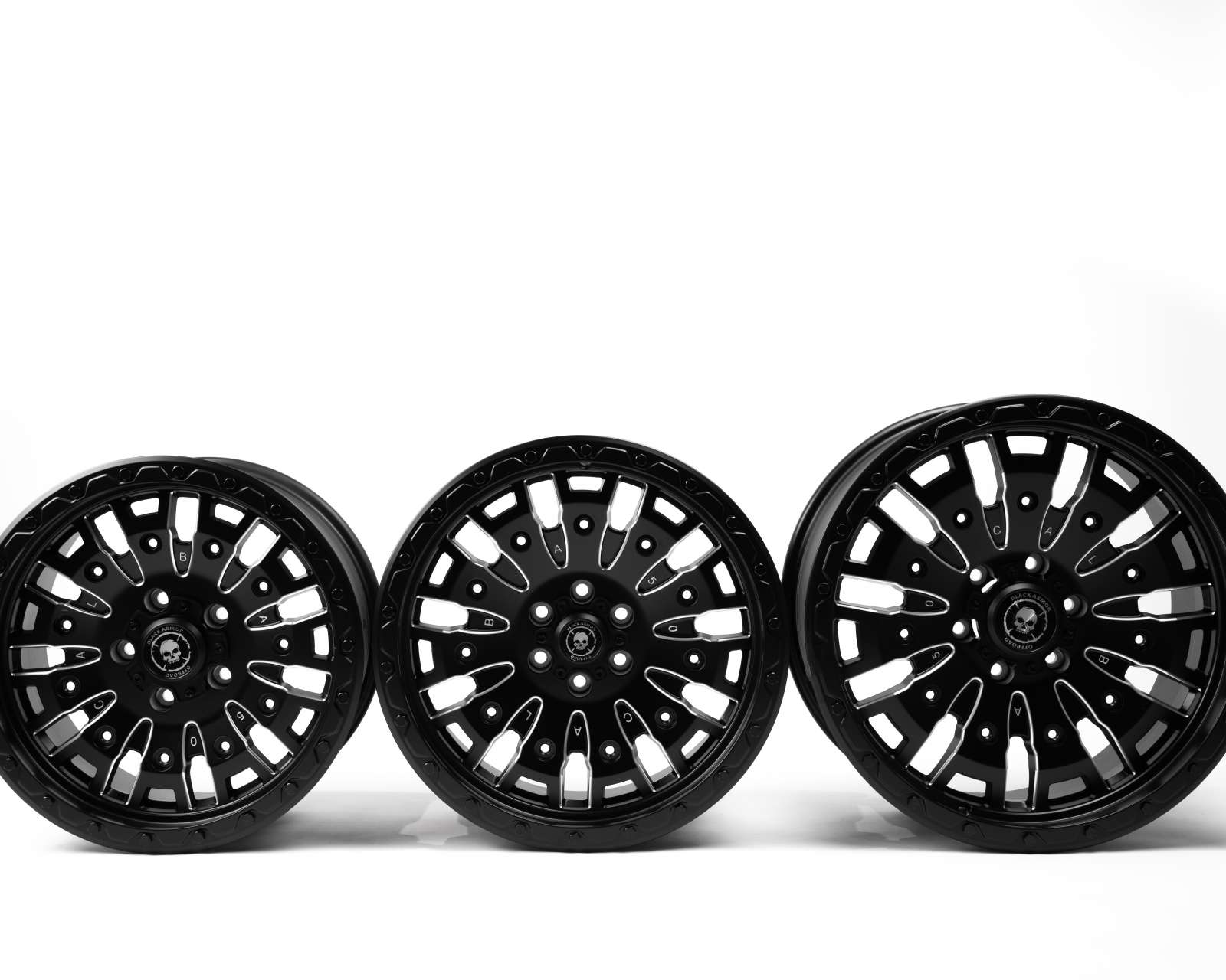 Satin Black Piped